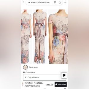 Mother of the bride dress - Adrianna Pappel worn once. Size 8